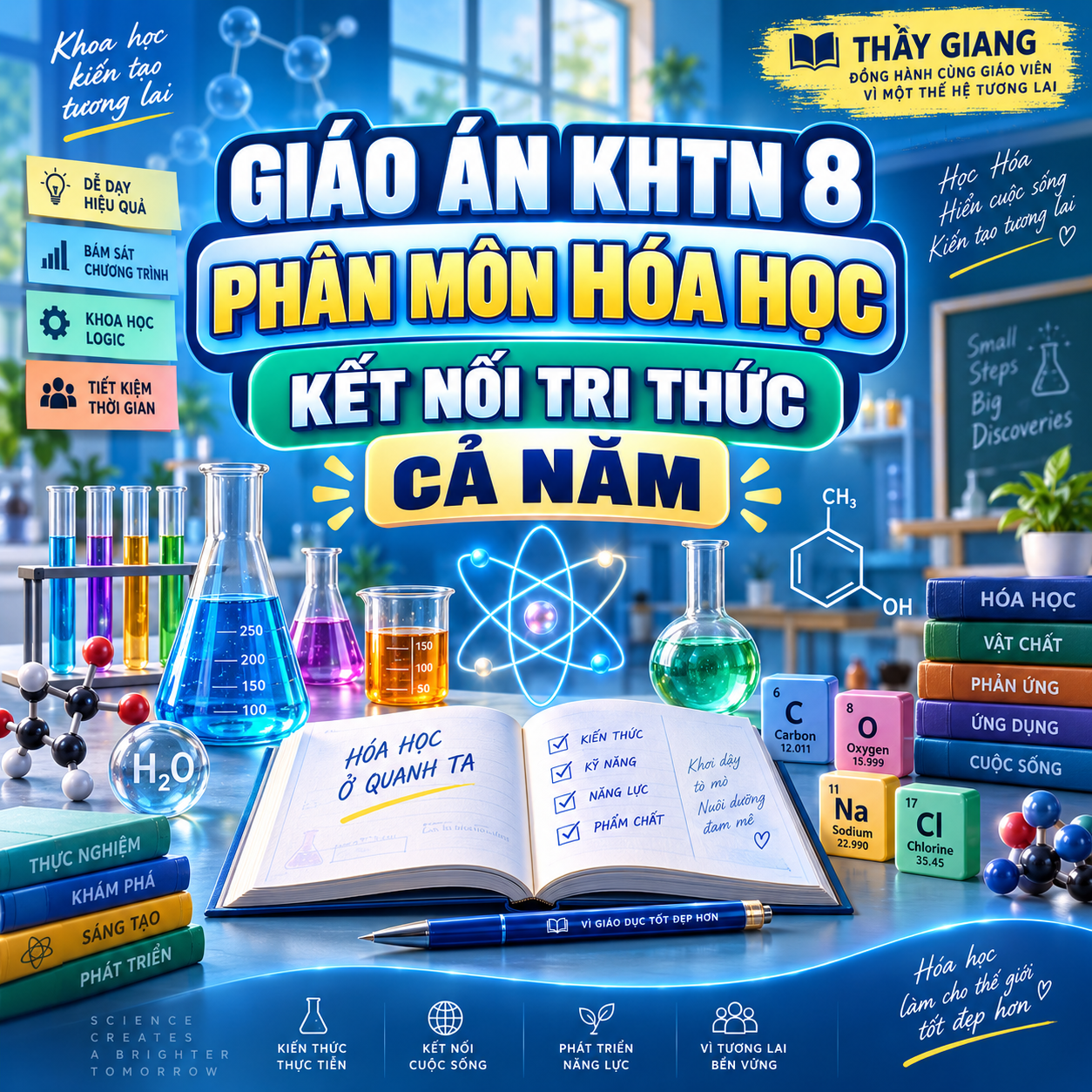 GIÁO ÁN KHTN 8 – PHÂN MÔN HÓA HỌC – KẾT NỐI TRI THỨC – CẢ NĂM
